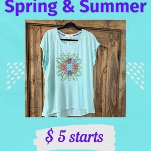 $5 starts on ladies spring and summer